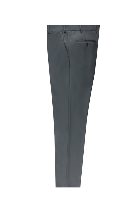 Bulut Gri 4 Drop Relaxed Fit Rahat Kesim Klasik Kumaş Pantolon