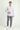  Açık Gri Slim Fit Dar Kesim Klasik Kumaş Pantolon