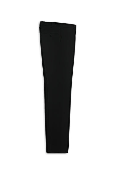 Siyah Slim Fit Dar Kesim Klasik Kumaş Pantolon