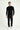 Koyu Siyah Slim Fit Dar Kesim Klasik Kumaş Pantolon