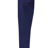 Açık Lacivert Relaxed Fit Rahat Kesim Klasik Kumaş Pantolon