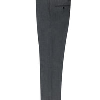 Koyu Füme Slim Fit Dar Kesim Klasik Kumaş Pantolon