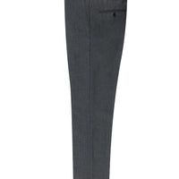 Dark Gray 4-Drop Relaxed Fit Classic Fabric Trousers