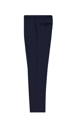  Orta Lacivert 7 Drop Slim Fit Dar Kesim Klasik Kumaş Pantolon