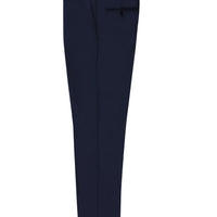 Orta Lacivert Slim Fit Dar Kesim Klasik Kumaş Pantolon