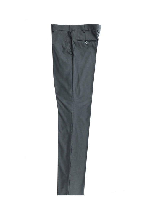 Light Anthracite 6 Drop Regular Fit Standard Cut Classic Fabric Trousers