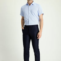 Koyu Lacivert 6 Drop Regular Fit Standart Kesim Klasik Kumaş Pantolon