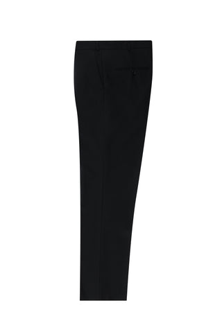  Siyah 4 Drop Relaxed Fit Rahat Kesim Klasik Kumaş Pantolon