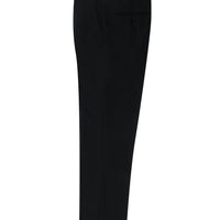 Siyah 4 Drop Relaxed Fit Rahat Kesim Klasik Kumaş Pantolon