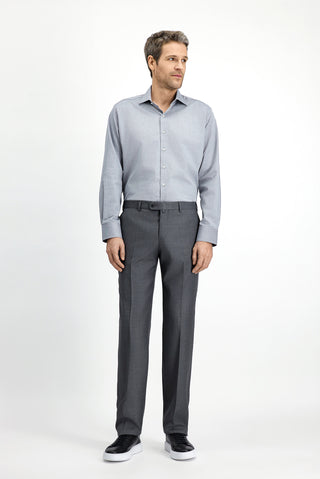  Orta Füme Regular Fit Klasik Kumaş Pantolon