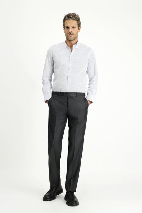 Orta Antrasit 6 Drop Regular Fit Standart Kesim Klasik Kumaş Pantolon
