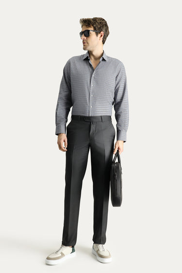  Orta Antrasit Slim Fit Dar Kesim Klasik Kumaş Pantolon