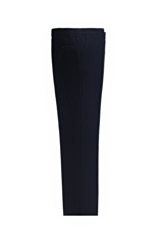 Koyu Lacivert 4 Drop Relaxed Fit Rahat Kesim Klasik Kumaş Pantolon