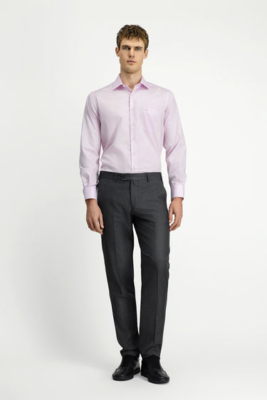 Orta Füme 4 Drop Relaxed Fit Rahat Kesim Klasik Kumaş Pantolon