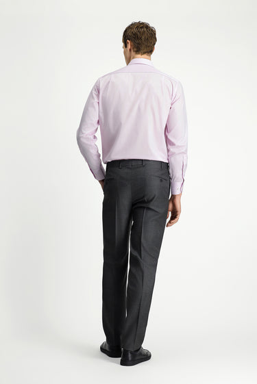 Orta Füme Relaxed Fit Rahat Kesim Klasik Kumaş Pantolon
