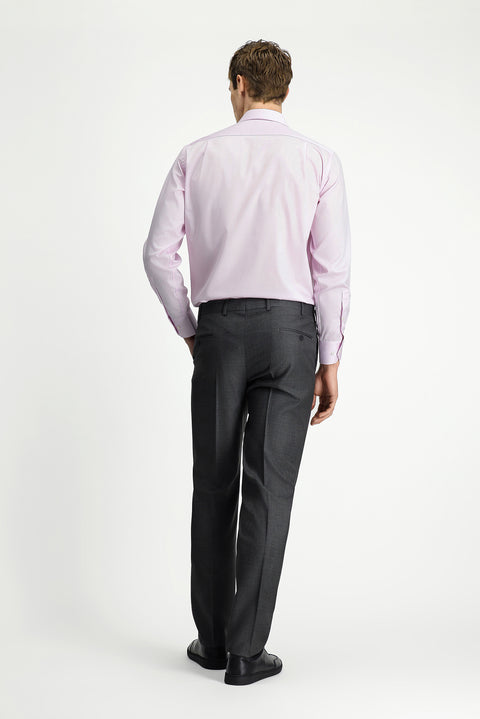 Orta Füme 4 Drop Relaxed Fit Rahat Kesim Klasik Kumaş Pantolon
