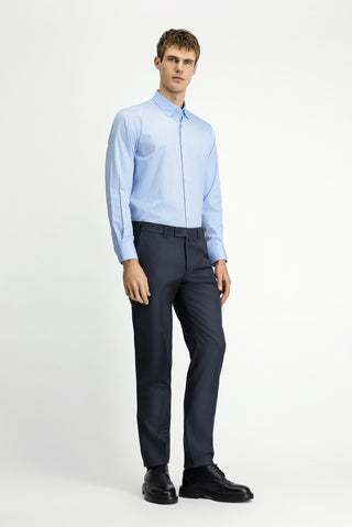  Koyu Füme 6 Drop Regular Fit Standart Kesim Klasik Kumaş Pantolon