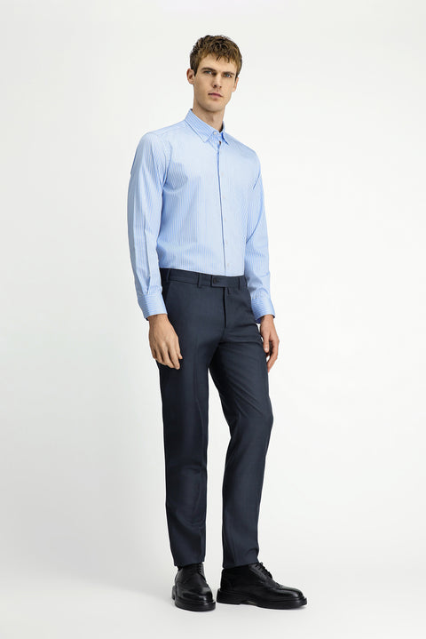 Koyu Füme 6 Drop Regular Fit Standart Kesim Klasik Kumaş Pantolon