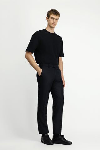  Siyah Relaxed Fit Rahat Kesim Klasik Pantolon