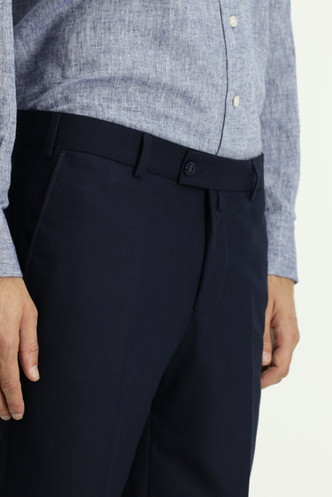 Koyu Lacivert Regular Fit Klasik Pantolon