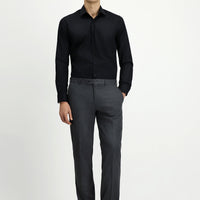 Orta Füme Regular Fit Klasik Kumaş Pantolon