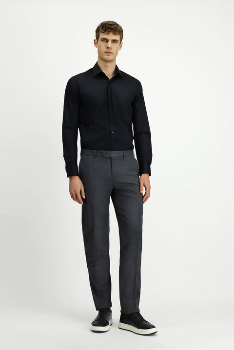 Orta Füme 6 Drop Regular Fit Standart Kesim Klasik Kumaş Pantolon