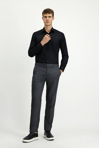  Orta Füme Regular Fit Klasik Kumaş Pantolon