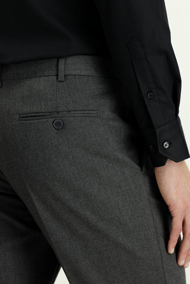 Orta Füme Regular Fit Klasik Kumaş Pantolon