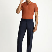 Koyu Lacivert 6 Drop Regular Fit Standart Kesim Klasik Kumaş Pantolon