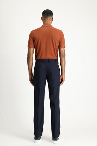  Koyu Lacivert 6 Drop Regular Fit Standart Kesim Klasik Kumaş Pantolon