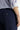 Lacivert Super Slim Fit Ekstra Dar Kesim Beli Lastikli İpli Gofre Likralı Klasik Kumaş Pantolon