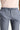 Havacı Mavi Super Slim Fit Ekstra Dar Kesim Beli Lastikli İpli Gofre Likralı Klasik Kumaş Pantolon