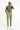 Açık Haki Super Slim Fit Ekstra Dar Kesim Beli Lastikli İpli Gofre Likralı Klasik Kumaş Pantolon