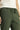 Koyu Yeşil Super Slim Fit Ekstra Dar Kesim Beli Lastikli İpli Gofre Likralı Klasik Kumaş Pantolon