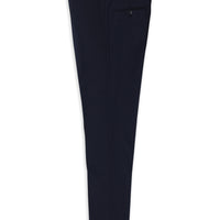 Açık Lacivert 4 Drop Relaxed Fit Rahat Kesim Likralı Klasik Kumaş Pantolon