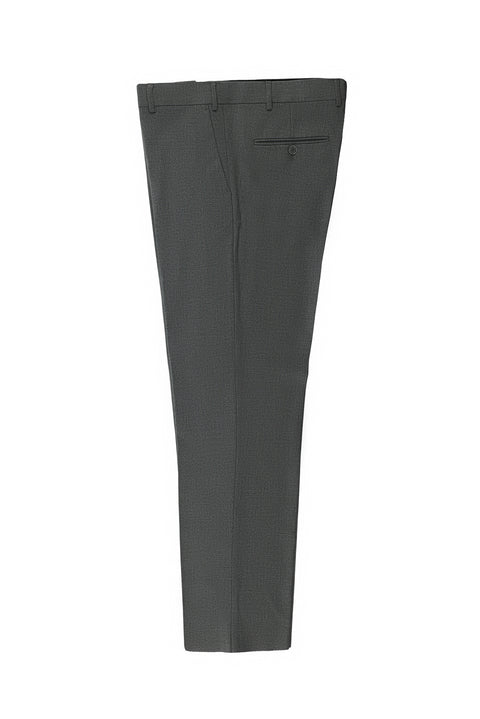Açık Füme 4 Drop Relaxed Fit Rahat Kesim Klasik Kumaş Pantolon
