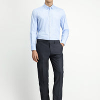 Açık Füme Regular Fit Likralı Klasik Kumaş Pantolon