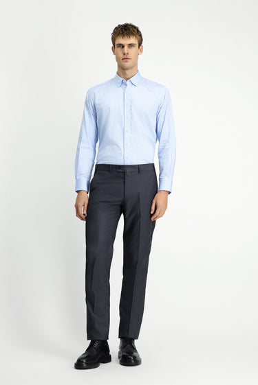  Açık Füme Slim Fit Dar Kesim Likralı Klasik Kumaş Pantolon