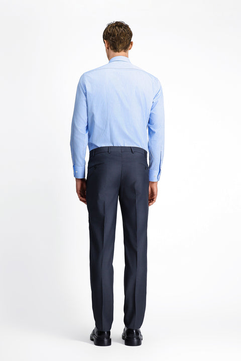 Açık Füme 7 Drop Slim Fit Dar Kesim Likralı Klasik Kumaş Pantolon