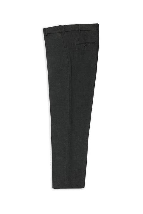 Medium Anthracite 7 Drop Slim Fit Narrow Cut Lycra Classic Fabric Trousers