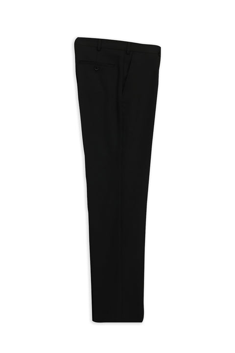Black 7 Drop Slim Fit Classic Fabric Trousers