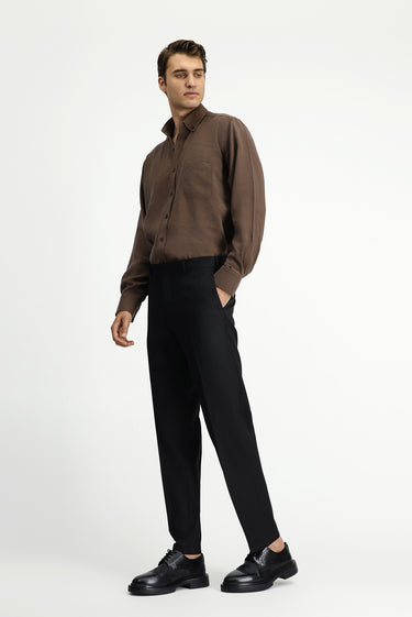  Siyah Regular Fit Klasik Kumaş Pantolon
