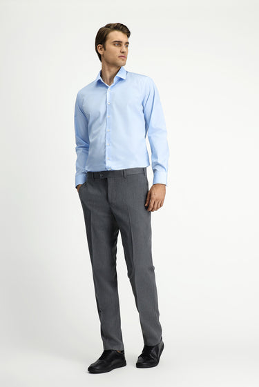  Orta Füme Relaxed Fit Rahat Kesim Klasik Kumaş Pantolon