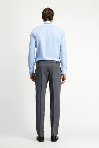  Orta Füme Slim Fit Dar Kesim Klasik Kumaş Pantolon