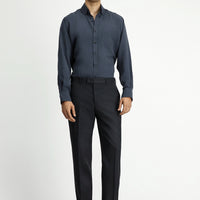 Orta Antrasit 7 Drop Slim Fit Dar Kesim Klasik Kumaş Pantolon
