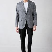 Black 4-Drop Relaxed Fit Classic Fabric Trousers