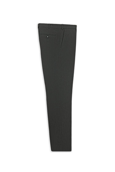 Koyu Füme Slim Fit Dar Kesim Likralı Klasik Kumaş Pantolon