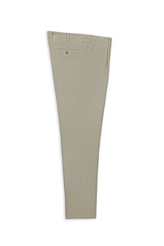  Açık Vizon Pileli Klasik Kumaş Pantolon