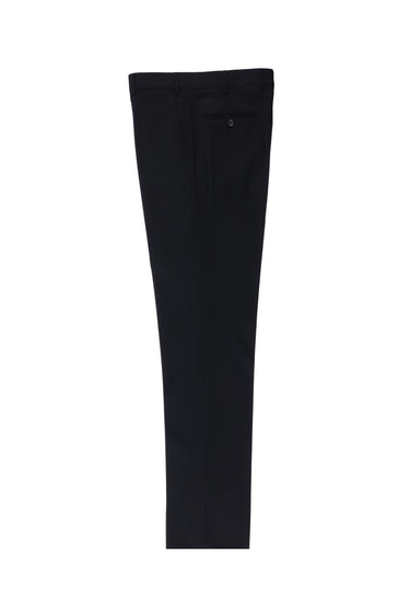  Koyu Lacivert Regular Fit Yünlü Klasik Kumaş Pantolon
