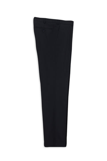 Koyu Lacivert Regular Fit Yünlü Klasik Kumaş Pantolon